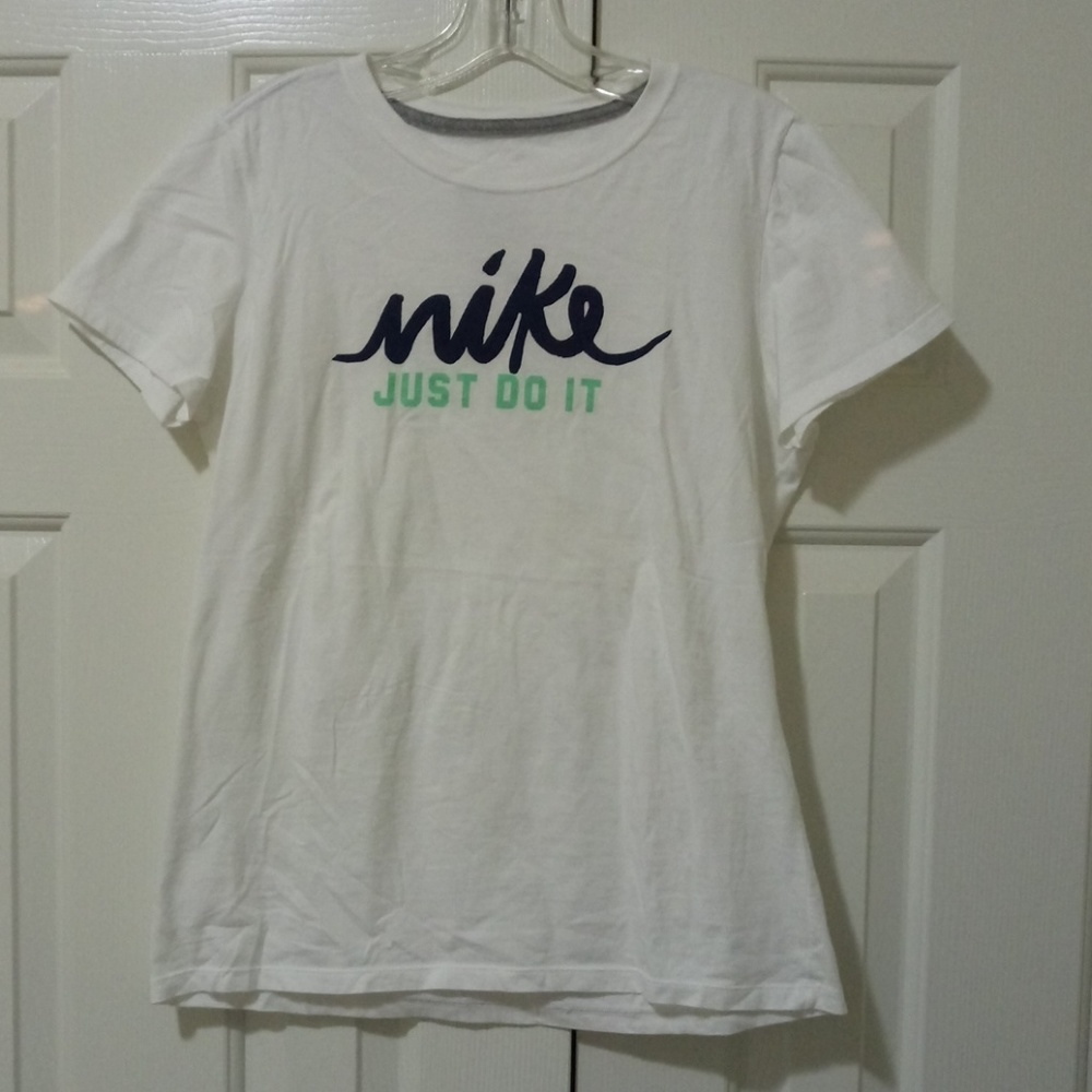 White Nike Tee